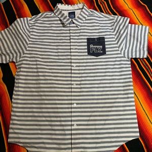 Men’s Born Fly Button down shirt
